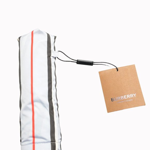 Burberry Unisex "TRAFALGAR" Multi-Color Plaid Compact Folding Umbrella - Picture 7 of 7